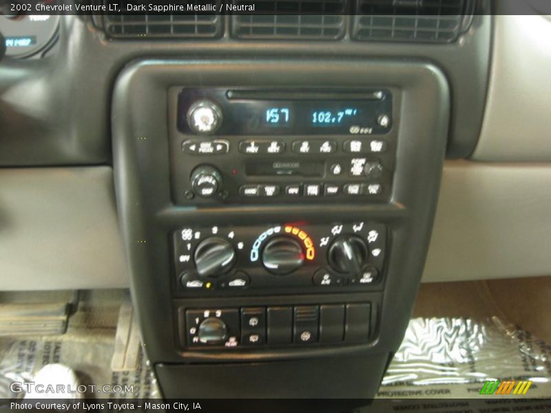 Dark Sapphire Metallic / Neutral 2002 Chevrolet Venture LT