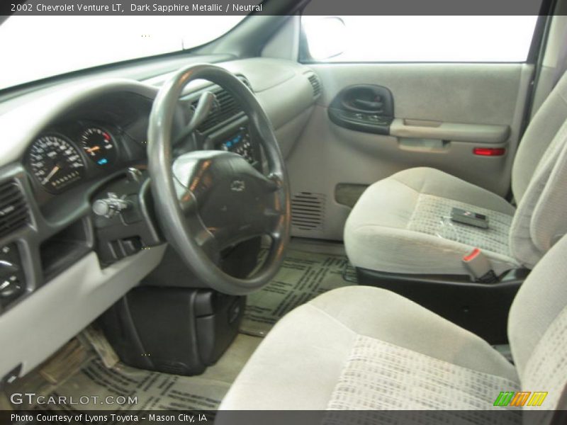 Dark Sapphire Metallic / Neutral 2002 Chevrolet Venture LT