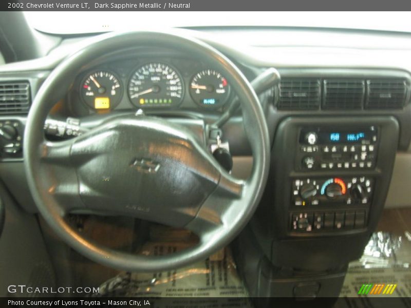 Dark Sapphire Metallic / Neutral 2002 Chevrolet Venture LT