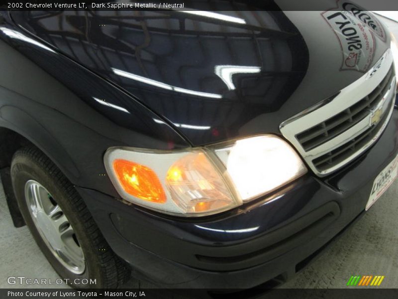 Dark Sapphire Metallic / Neutral 2002 Chevrolet Venture LT