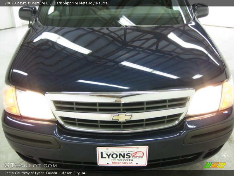 Dark Sapphire Metallic / Neutral 2002 Chevrolet Venture LT