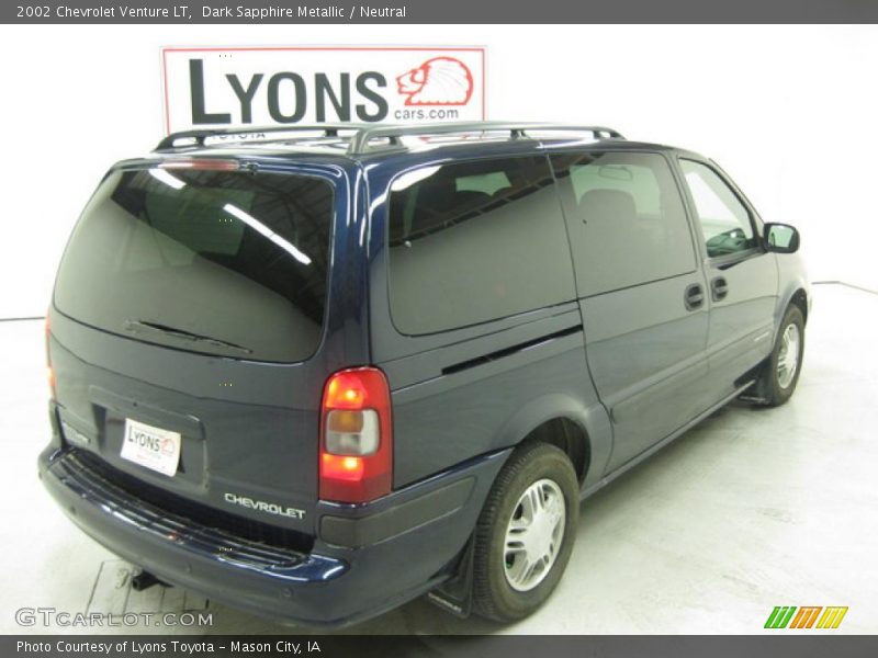 Dark Sapphire Metallic / Neutral 2002 Chevrolet Venture LT