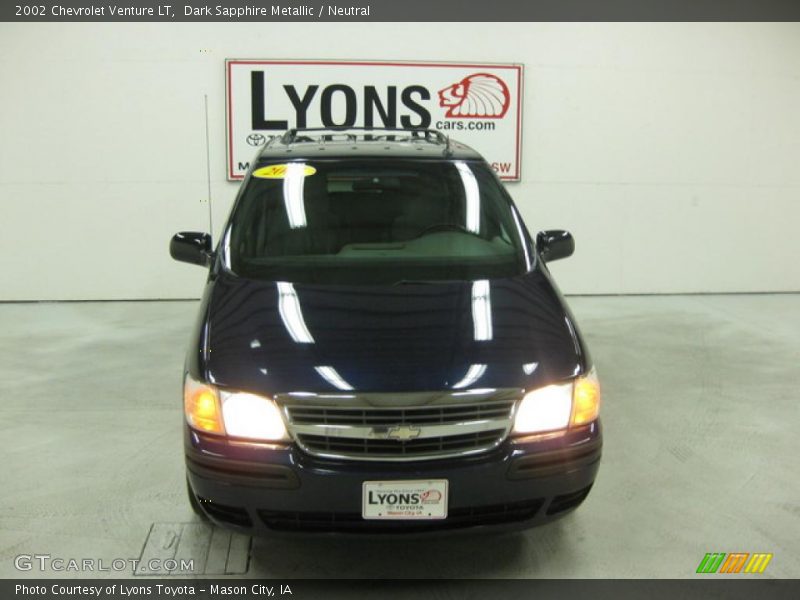 Dark Sapphire Metallic / Neutral 2002 Chevrolet Venture LT