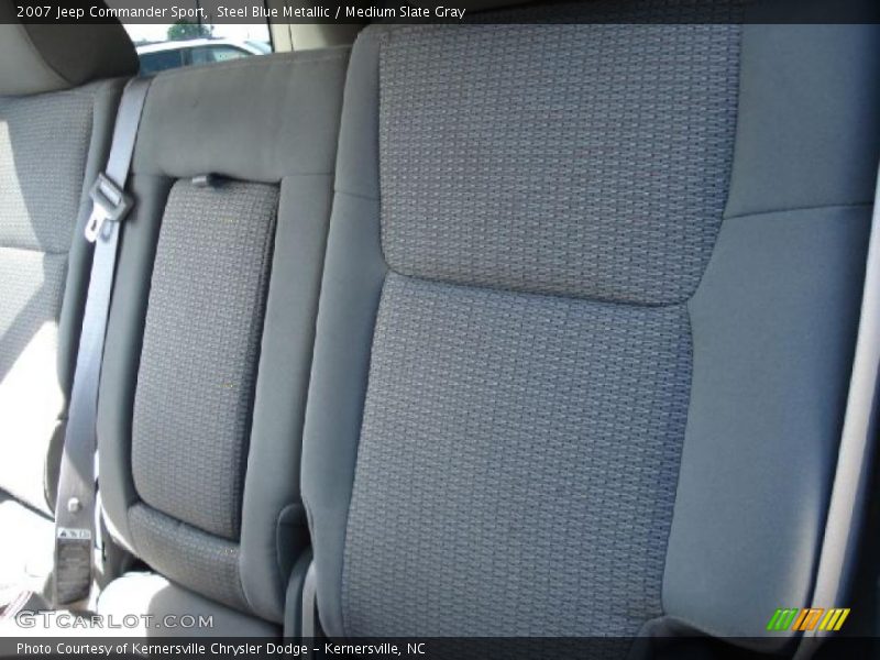 Steel Blue Metallic / Medium Slate Gray 2007 Jeep Commander Sport