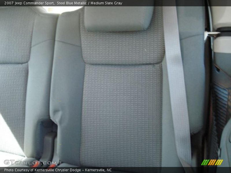 Steel Blue Metallic / Medium Slate Gray 2007 Jeep Commander Sport