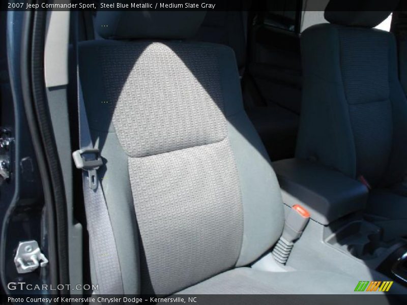 Steel Blue Metallic / Medium Slate Gray 2007 Jeep Commander Sport
