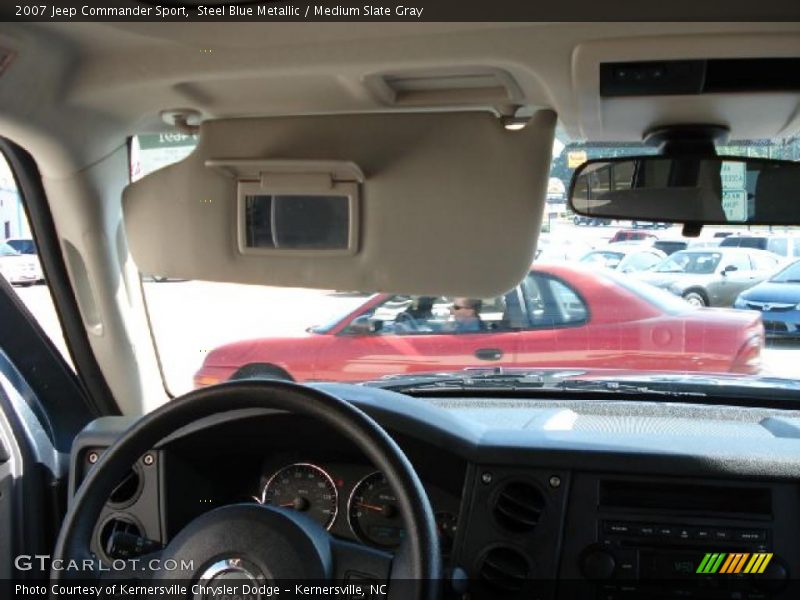 Steel Blue Metallic / Medium Slate Gray 2007 Jeep Commander Sport