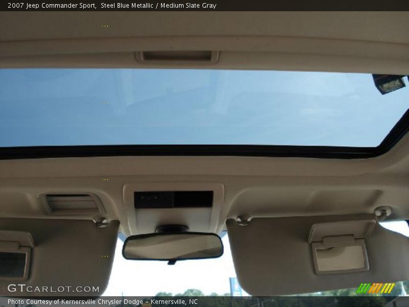 Steel Blue Metallic / Medium Slate Gray 2007 Jeep Commander Sport