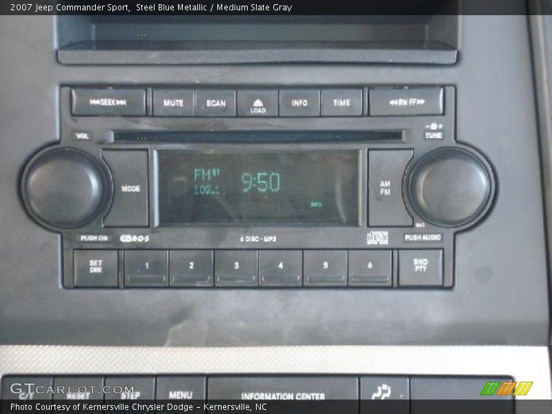 Steel Blue Metallic / Medium Slate Gray 2007 Jeep Commander Sport