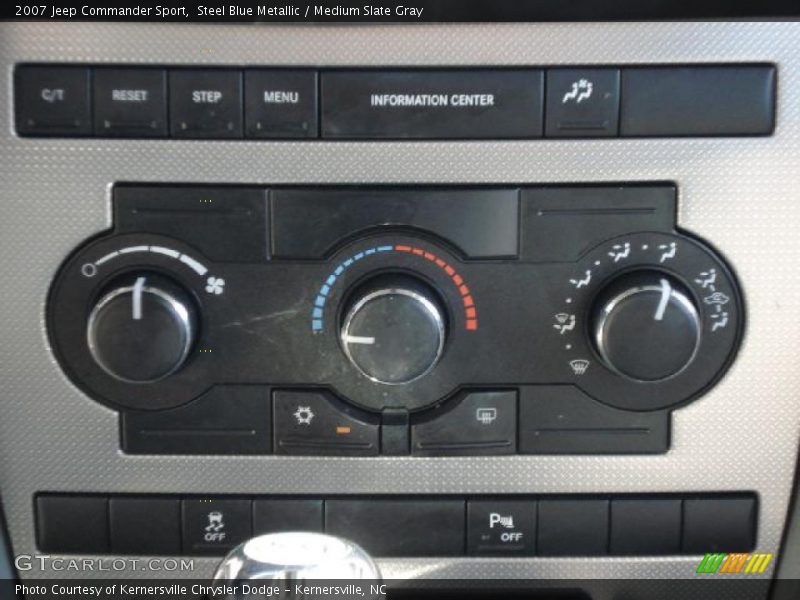 Steel Blue Metallic / Medium Slate Gray 2007 Jeep Commander Sport