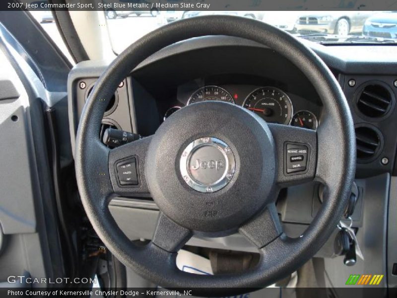 Steel Blue Metallic / Medium Slate Gray 2007 Jeep Commander Sport