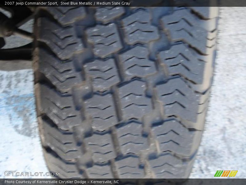 Steel Blue Metallic / Medium Slate Gray 2007 Jeep Commander Sport