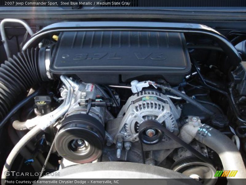 Steel Blue Metallic / Medium Slate Gray 2007 Jeep Commander Sport