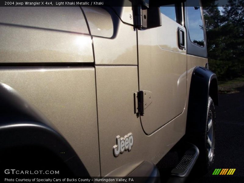 Light Khaki Metallic / Khaki 2004 Jeep Wrangler X 4x4