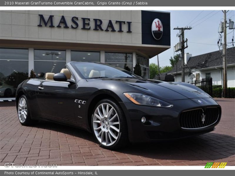 Grigio Granito (Grey) / Sabbia 2010 Maserati GranTurismo Convertible GranCabrio