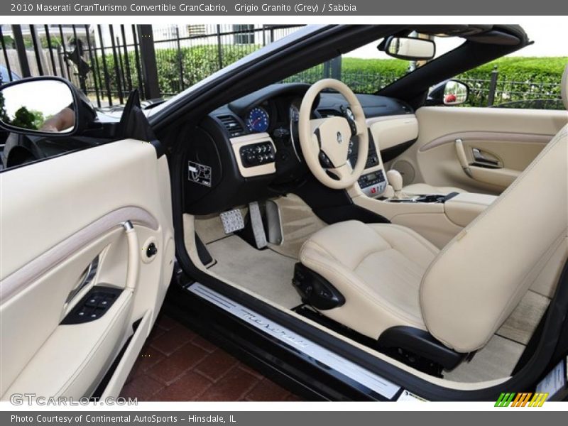 Grigio Granito (Grey) / Sabbia 2010 Maserati GranTurismo Convertible GranCabrio