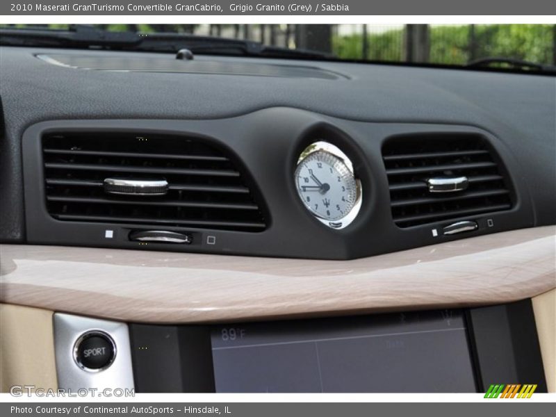 Grigio Granito (Grey) / Sabbia 2010 Maserati GranTurismo Convertible GranCabrio