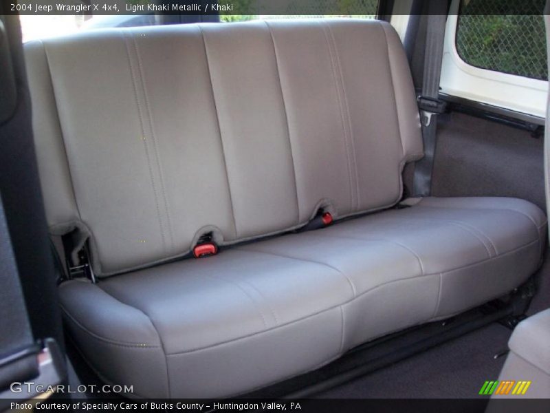 Light Khaki Metallic / Khaki 2004 Jeep Wrangler X 4x4