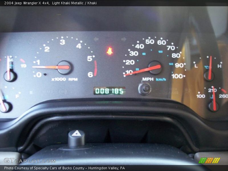 Light Khaki Metallic / Khaki 2004 Jeep Wrangler X 4x4