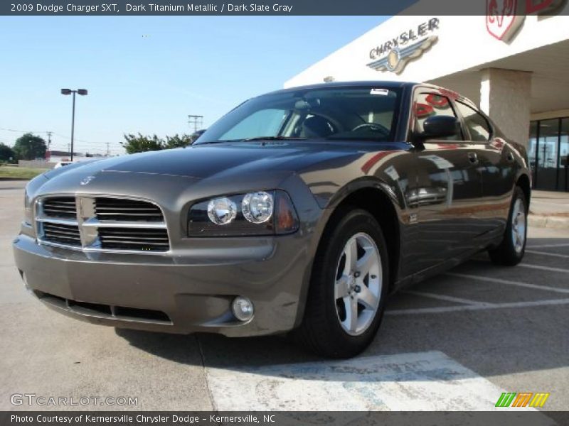 Dark Titanium Metallic / Dark Slate Gray 2009 Dodge Charger SXT