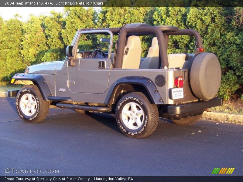 Light Khaki Metallic / Khaki 2004 Jeep Wrangler X 4x4