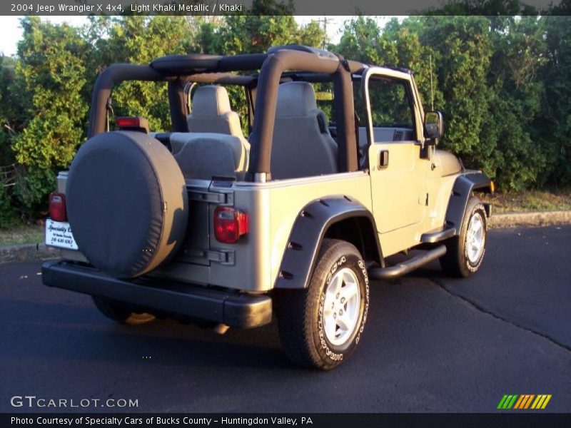 Light Khaki Metallic / Khaki 2004 Jeep Wrangler X 4x4