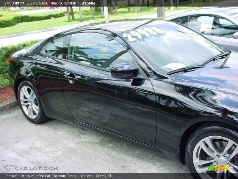 Black Obsidian / Graphite 2008 Infiniti G 37 Coupe