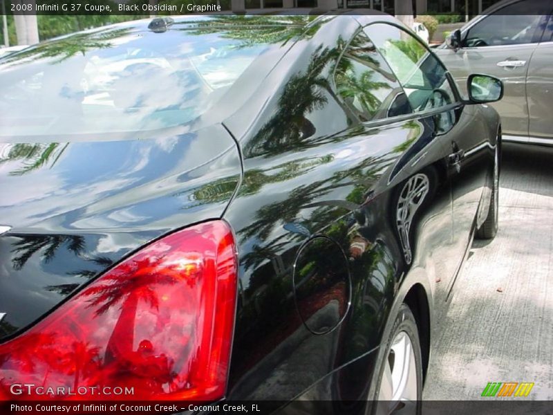 Black Obsidian / Graphite 2008 Infiniti G 37 Coupe