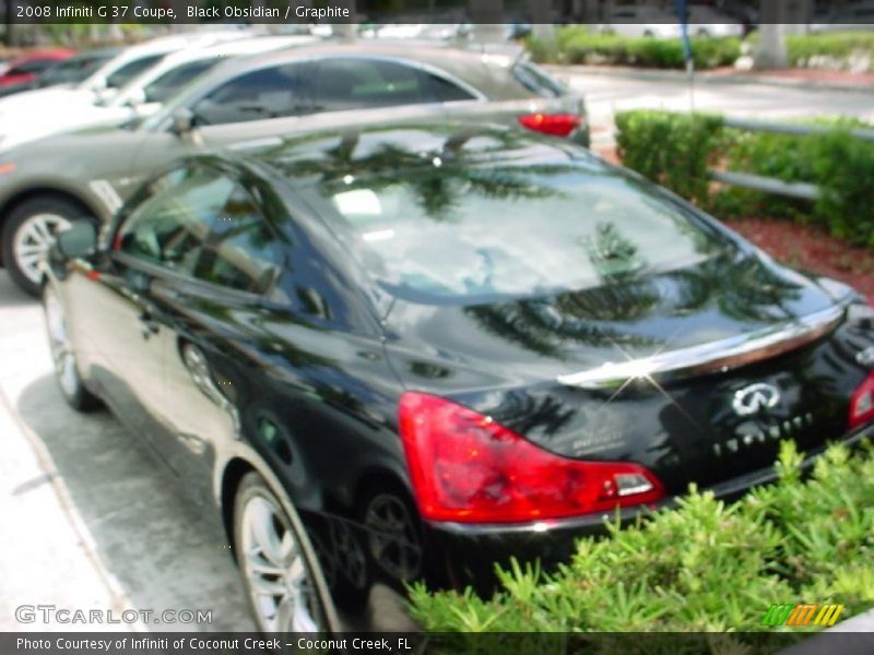 Black Obsidian / Graphite 2008 Infiniti G 37 Coupe