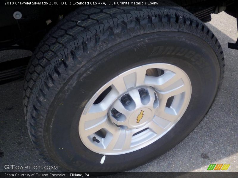 Blue Granite Metallic / Ebony 2010 Chevrolet Silverado 2500HD LTZ Extended Cab 4x4