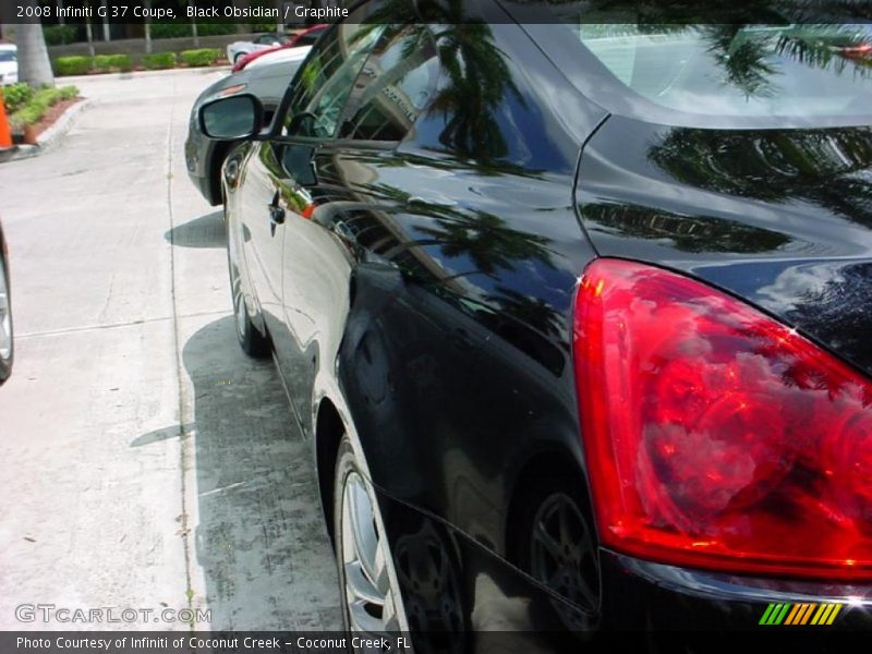 Black Obsidian / Graphite 2008 Infiniti G 37 Coupe