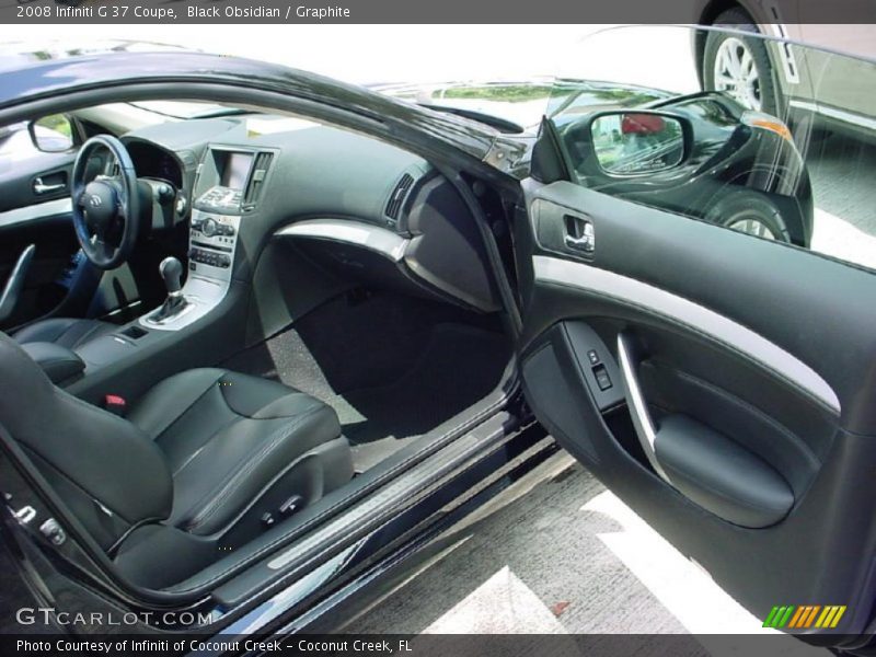 Black Obsidian / Graphite 2008 Infiniti G 37 Coupe