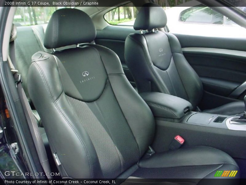 Black Obsidian / Graphite 2008 Infiniti G 37 Coupe