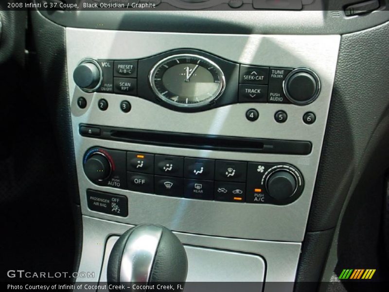 Black Obsidian / Graphite 2008 Infiniti G 37 Coupe