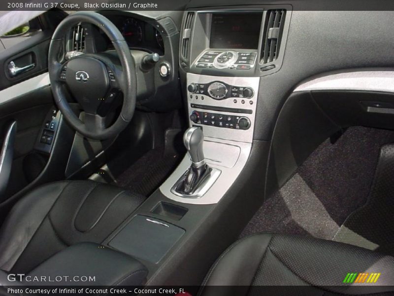 Black Obsidian / Graphite 2008 Infiniti G 37 Coupe