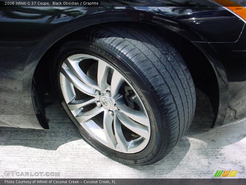 Black Obsidian / Graphite 2008 Infiniti G 37 Coupe