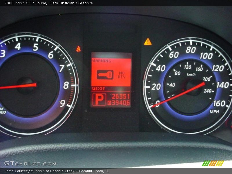 Black Obsidian / Graphite 2008 Infiniti G 37 Coupe