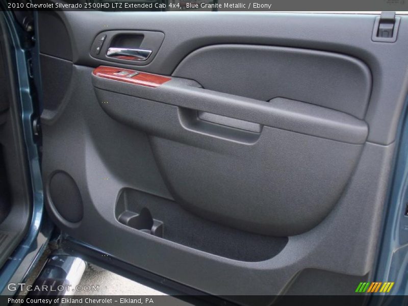 Blue Granite Metallic / Ebony 2010 Chevrolet Silverado 2500HD LTZ Extended Cab 4x4