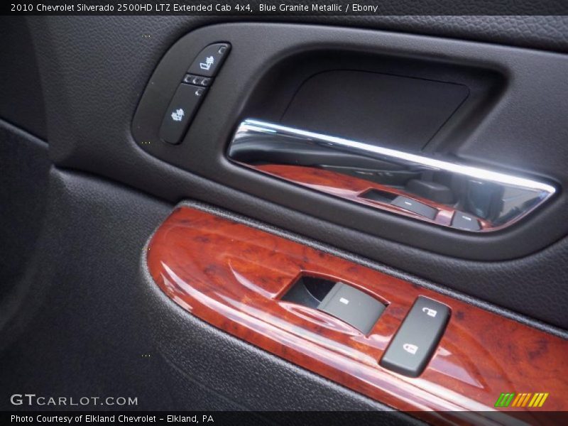 Blue Granite Metallic / Ebony 2010 Chevrolet Silverado 2500HD LTZ Extended Cab 4x4