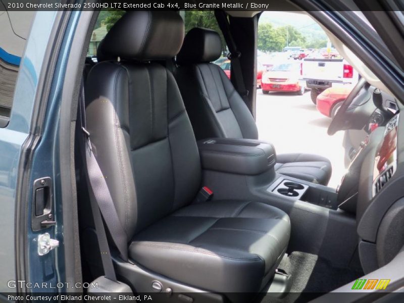 Blue Granite Metallic / Ebony 2010 Chevrolet Silverado 2500HD LTZ Extended Cab 4x4