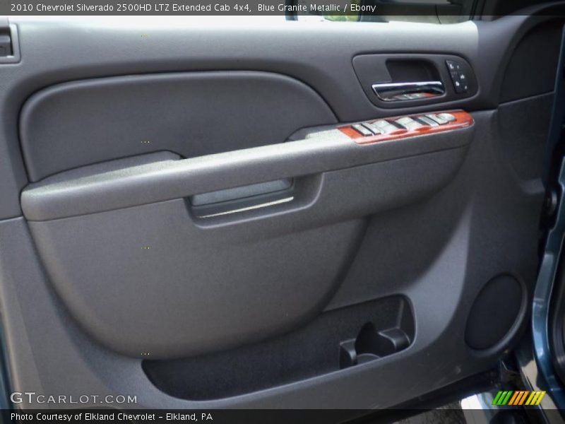 Blue Granite Metallic / Ebony 2010 Chevrolet Silverado 2500HD LTZ Extended Cab 4x4