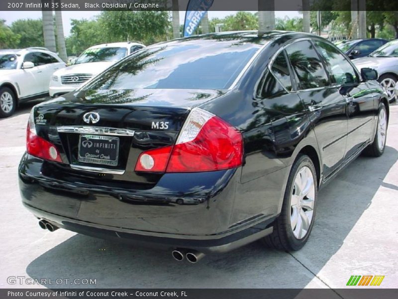 Black Obsidian / Graphite 2007 Infiniti M 35 Sedan