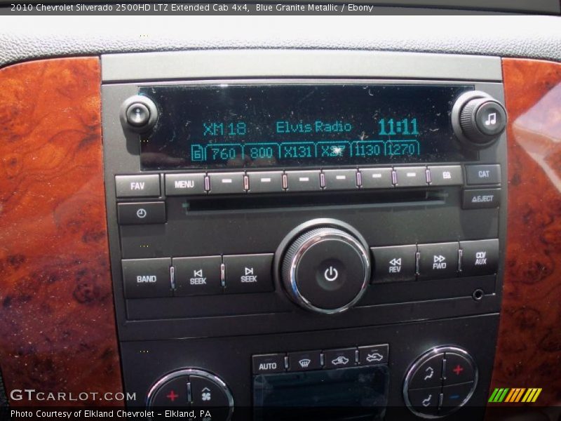 Blue Granite Metallic / Ebony 2010 Chevrolet Silverado 2500HD LTZ Extended Cab 4x4
