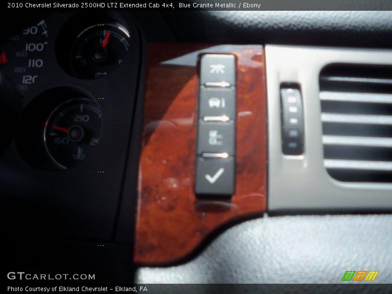 Blue Granite Metallic / Ebony 2010 Chevrolet Silverado 2500HD LTZ Extended Cab 4x4