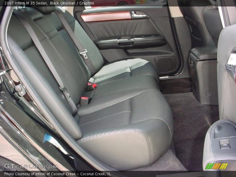 Black Obsidian / Graphite 2007 Infiniti M 35 Sedan