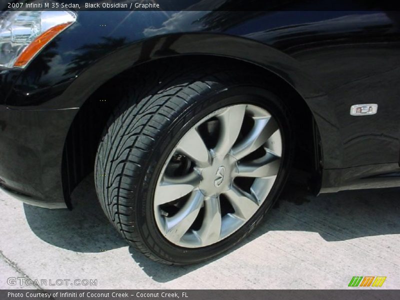 Black Obsidian / Graphite 2007 Infiniti M 35 Sedan