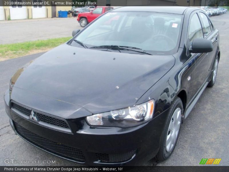 Tarmac Black Pearl / Black 2010 Mitsubishi Lancer DE