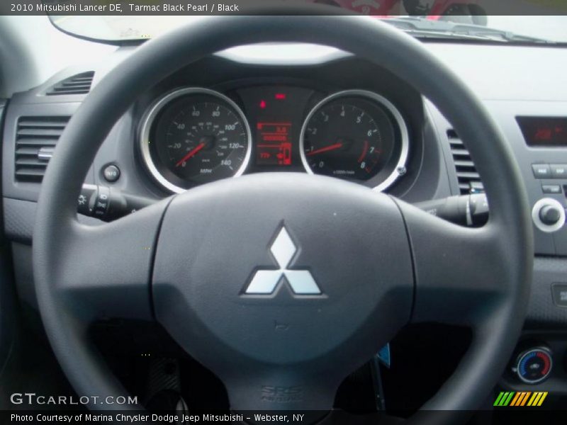 Tarmac Black Pearl / Black 2010 Mitsubishi Lancer DE