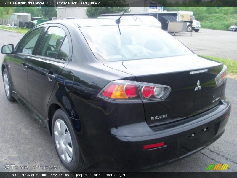 Tarmac Black Pearl / Black 2010 Mitsubishi Lancer DE
