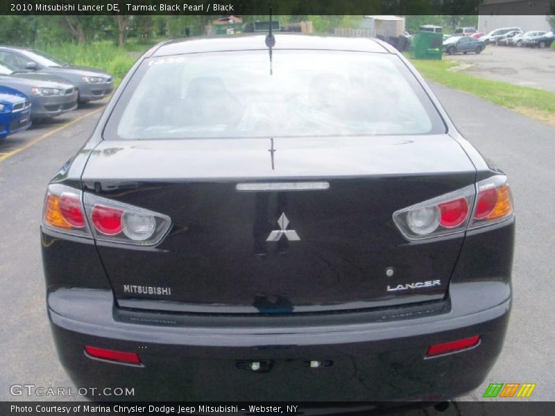 Tarmac Black Pearl / Black 2010 Mitsubishi Lancer DE